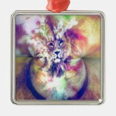 Lion Digital Art Metalen Ornament (Voorkant)
