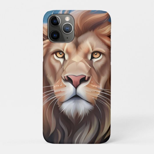 Lion Digitale Kunst Portret-56556 Case-Mate iPhone Case (Achterkant)