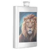 Lion Digitale Kunst Portret-56556 Flacon (Rechts)