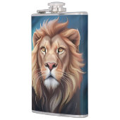 Lion Digitale Kunst Portret-56556 Heupfles (Links)