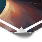 Lion Digitale Kunst Portret-56556 Perfect Poster (Hoek)