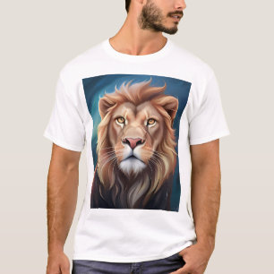 Lion Digitale Kunst Portret-56556 T-shirt