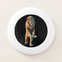 Lion Disc Golfer