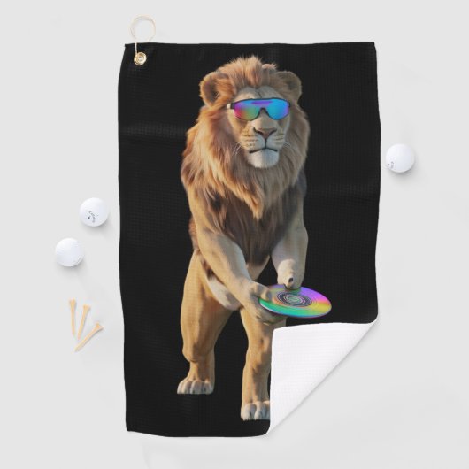 Lion Disc Golfer handdoek (Insitu)