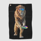 Lion Disc Golfer handdoek (Voorkant)
