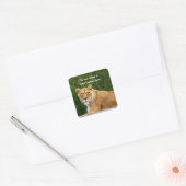 Lion "Dit boek behoort tot" Sticker (Envelop)