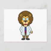 Lion Doctor's mantel Briefkaart (Voorkant)