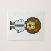 Lion Doctor's mantel Legpuzzel (Horizontaal)