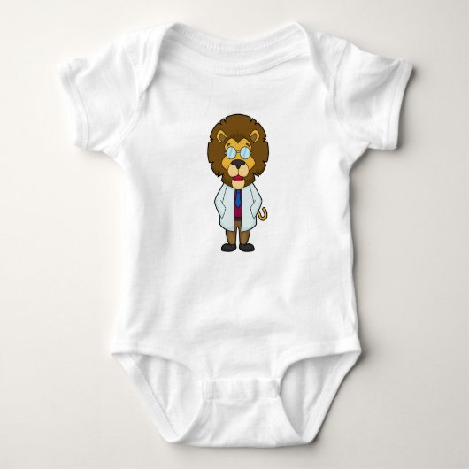 Lion Doctor's mantel Romper (Voorkant)