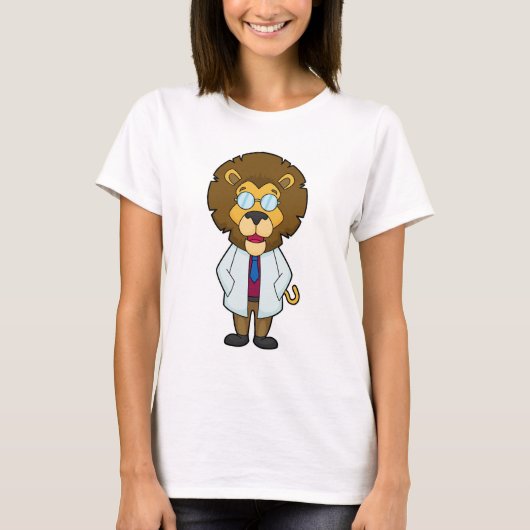Lion Doctor's mantel T-shirt (Voorkant)