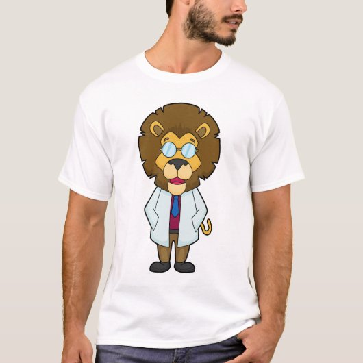 Lion Doctor's mantel T-shirt (Voorkant)