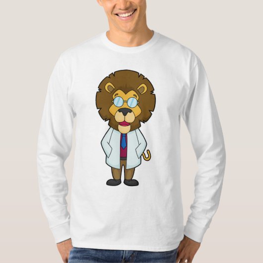 Lion Doctor's mantel T-shirt (Voorkant)