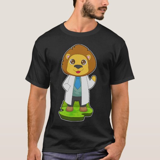 Lion Doctor's mantel T-shirt (Voorkant)