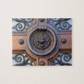 Lion door Knocker - Barcelona, Spanje-8x10 - 110 p Legpuzzel (Horizontaal)