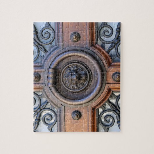 Lion door Knocker - Barcelona, Spanje-8x10 - 110 p Legpuzzel (Verticaal)