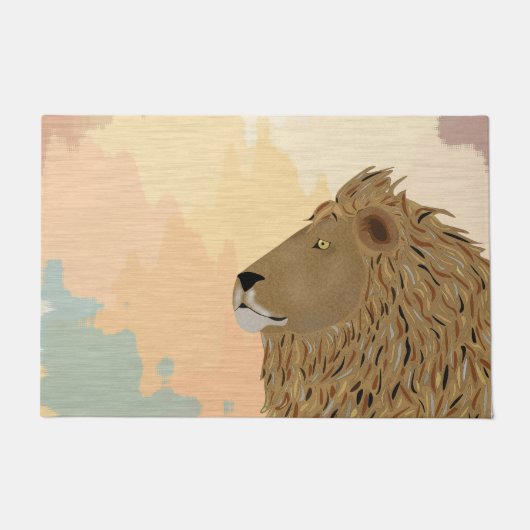 Lion Doormat Deurmat (Voorkant)