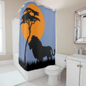 Lion Douchegordijn (In situ)