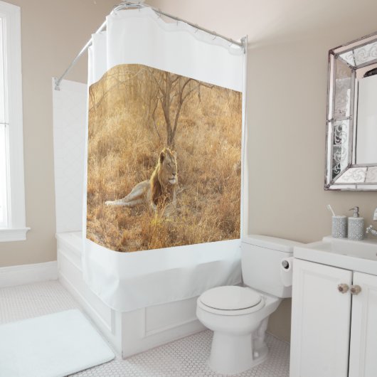 Lion Douchegordijn (In situ)