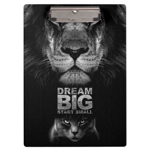 Lion Dream BIG Start Small Klembord (Voorkant)