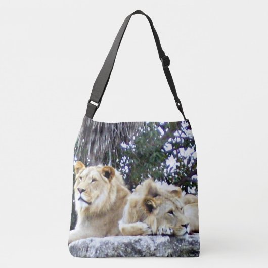 Lion Duo Crossbody Tas (Achterkant)