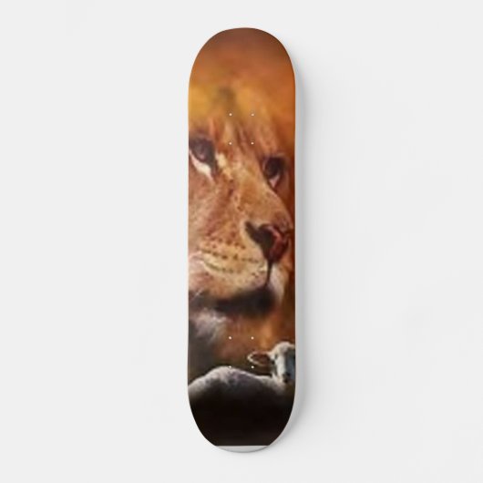 LION EN DE LAM PERSOONLIJK SKATEBOARD (Voorkant)
