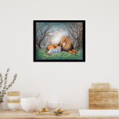 Lion en ik poster (Keuken)