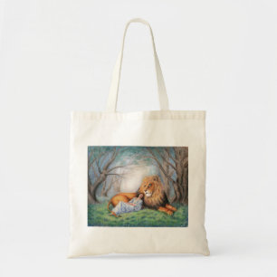Lion en ik tote bag