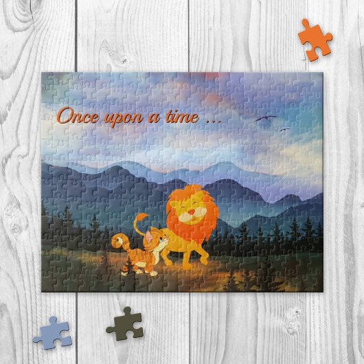Lion en Kat Fantasy Fairy Tale Puzzle Legpuzzel