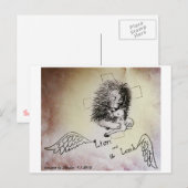 Lion en Lamb Briefkaart (Voorkant / Achterkant)