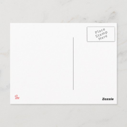 Lion en Lamb Briefkaart (Achterkant)