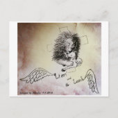 Lion en Lamb Briefkaart (Voorkant)