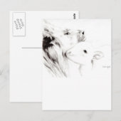 Lion en Lamb Briefkaart (Voorkant / Achterkant)