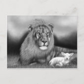 Lion en Lamb Briefkaart (Voorkant)