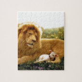 Lion en Lamb Legpuzzel (Verticaal)