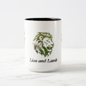 Lion en Lamb mok ontwerp (Center)