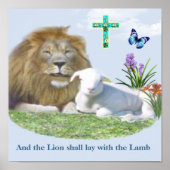 Lion en Lamb Poster (Voorkant)