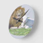 Lion en Lamb Ronde Klok (Hoek)