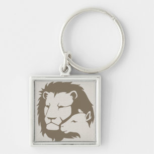 Lion en Lamb Sleutelhanger