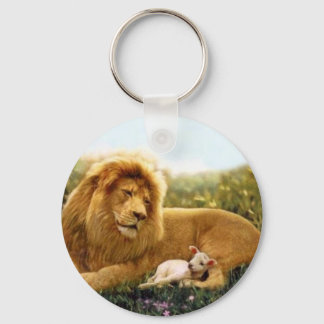 Lion en Lamb Sleutelhanger