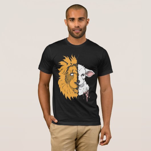 Lion en Lamb T-shirt (Voorkant volledig)