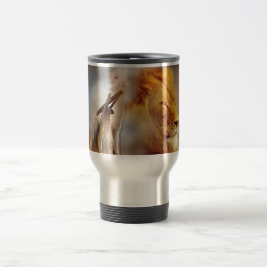 Lion en Lamb Travel Mug Reisbeker (Center)