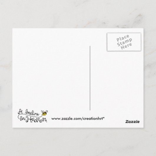 Lion en Lamb True Friends Briefkaart (Achterkant)