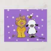 Lion en Lamb True Friends Briefkaart (Voorkant)