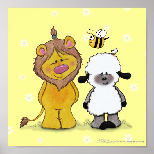Lion en Lamb True Friends Poster (Voorkant)