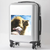 Lion en Lamb Vinyl Sticker (Koffer)