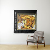 Lion en Lamb Wandkleed (In Situ (horizontaal))