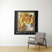 Lion en Lamb Wandkleed (In situ)