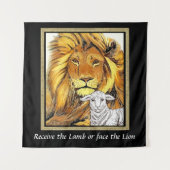 Lion en Lamb Wandkleed (Voorkant)