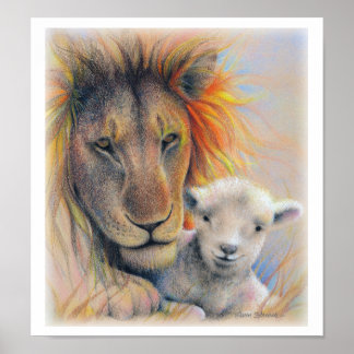 Lion en lammeren, Poster