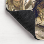 Lion en Lioness Mousepad Muismat (Hoek)